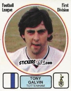 Figurina Tony Galvin - UK Football 1981-1982 - Panini