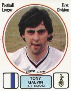 Sticker Tony Galvin - UK Football 1981-1982 n. 285 - Panini