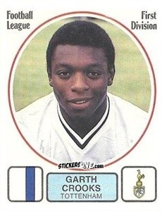Sticker Garth Crooks - UK Football 1981-1982 n. 286 - Panini