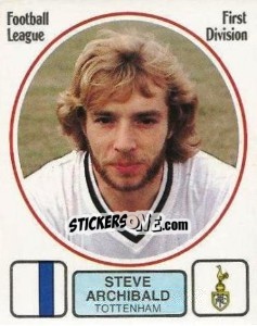 Sticker Steve Archibald - UK Football 1981-1982 - Panini