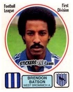Sticker Brendon Batson - UK Football 1981-1982 n. 290 - Panini