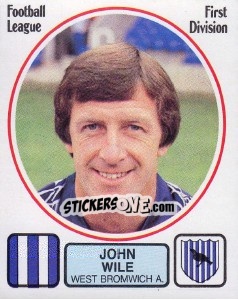 Figurina John Wile - UK Football 1981-1982 - Panini