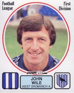 Cromo John Wile - UK Football 1981-1982 - Panini