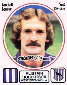 Sticker Alistair Robertson - UK Football 1981-1982 - Panini