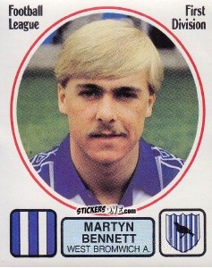 Sticker Martyn Bennett - UK Football 1981-1982 - Panini