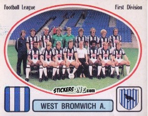 Sticker Team Photo - UK Football 1981-1982 - Panini