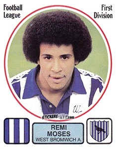 Figurina Remi Moses - UK Football 1981-1982 n. 297 - Panini