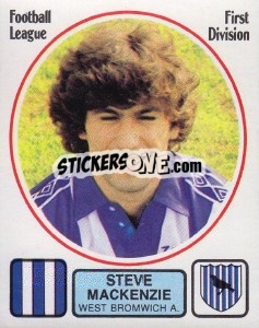 Sticker Steve Mackenzie - UK Football 1981-1982 - Panini