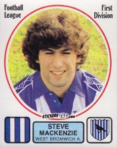 Sticker Steve Mackenzie - UK Football 1981-1982 n. 300 - Panini