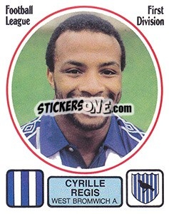 Sticker Cyrille Regis - UK Football 1981-1982 - Panini
