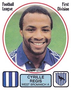 Sticker Cyrille Regis - UK Football 1981-1982 n. 301 - Panini