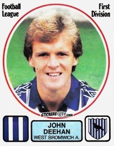 Figurina John Deehan - UK Football 1981-1982 - Panini