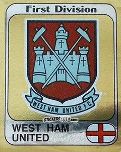 Sticker Badge - UK Football 1981-1982 n. 303 - Panini