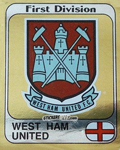 Sticker Badge - UK Football 1981-1982 - Panini