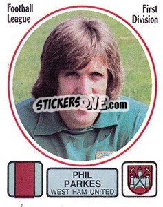 Figurina Phil Parkes - UK Football 1981-1982 - Panini
