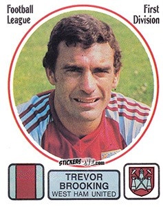 Sticker Trevor Brooking