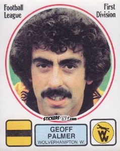 Figurina Geoff Palmer - UK Football 1981-1982 - Panini