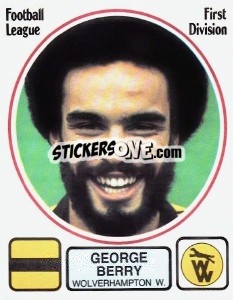 Sticker George Berry - UK Football 1981-1982 - Panini
