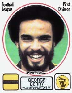 Figurina George Berry - UK Football 1981-1982 n. 321 - Panini