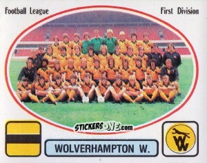 Sticker Team Photo - UK Football 1981-1982 - Panini