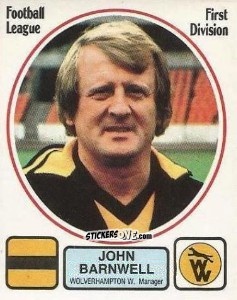 Sticker John Barnwell - UK Football 1981-1982 n. 326 - Panini