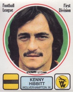 Sticker Kenny Hibbitt - UK Football 1981-1982 n. 327 - Panini