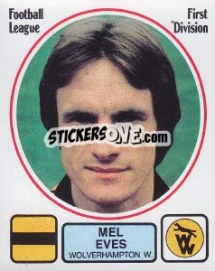 Cromo Mel Eves - UK Football 1981-1982 - Panini