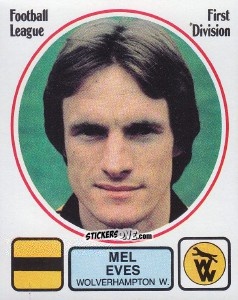 Sticker Mel Eves - UK Football 1981-1982 n. 330 - Panini