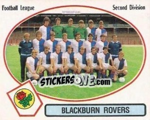 Sticker Team Photo - UK Football 1981-1982 - Panini