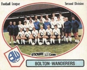 Sticker Team Photo - UK Football 1981-1982 - Panini