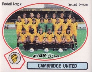 Figurina Team Photo - UK Football 1981-1982 n. 340 - Panini