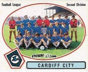 Sticker Team Photo - UK Football 1981-1982 - Panini