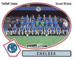 Cromo Team Photo - UK Football 1981-1982 - Panini