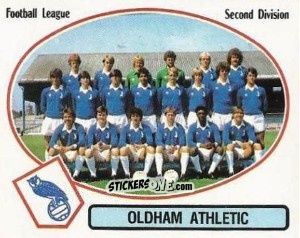 Cromo Team Photo - UK Football 1981-1982 - Panini