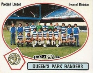 Sticker Team Photo - UK Football 1981-1982 - Panini