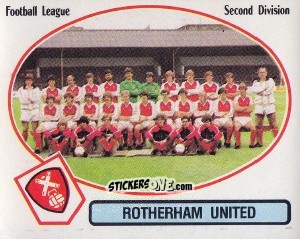 Cromo Team Photo - UK Football 1981-1982 - Panini