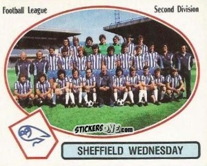 Sticker Team Photo - UK Football 1981-1982 - Panini