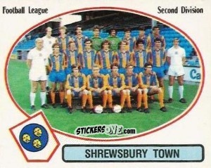 Sticker Team Photo - UK Football 1981-1982 - Panini