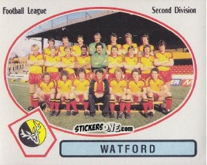 Sticker Team Photo - UK Football 1981-1982 - Panini