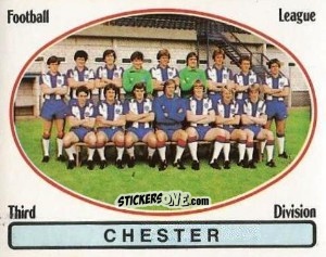 Cromo Team Photo - UK Football 1981-1982 - Panini