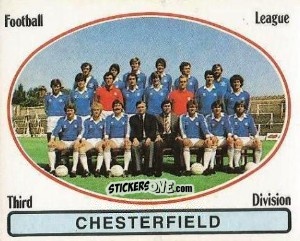 Sticker Team Photo - UK Football 1981-1982 - Panini