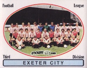 Sticker Team Photo - UK Football 1981-1982 - Panini