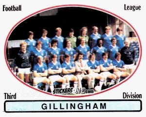 Cromo Team Photo - UK Football 1981-1982 - Panini