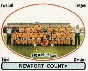 Sticker Team Photo - UK Football 1981-1982 - Panini