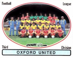 Figurina Team Photo - UK Football 1981-1982 - Panini