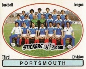 Cromo Team Photo - UK Football 1981-1982 - Panini