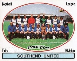 Sticker Team Photo - UK Football 1981-1982 - Panini