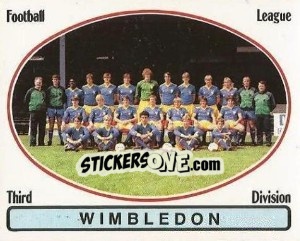 Sticker Team Photo - UK Football 1981-1982 - Panini