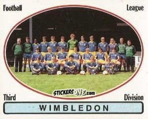 Cromo Team Photo - UK Football 1981-1982 - Panini