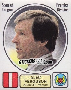 Sticker Alex Ferguson - UK Football 1981-1982 - Panini